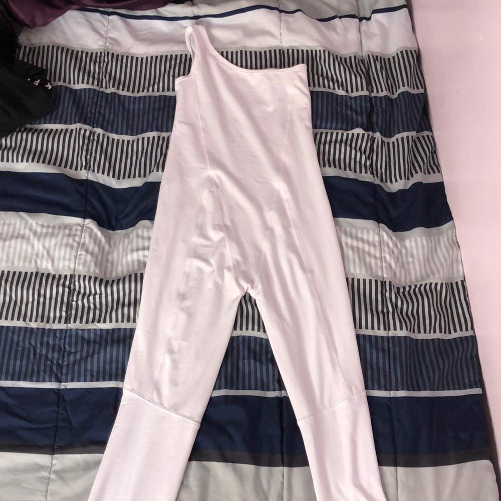 One shoulder off jumpsuit